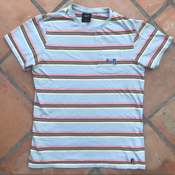 *SOLD* HUF “1993” striped pocket tee - Picture 2 of 7